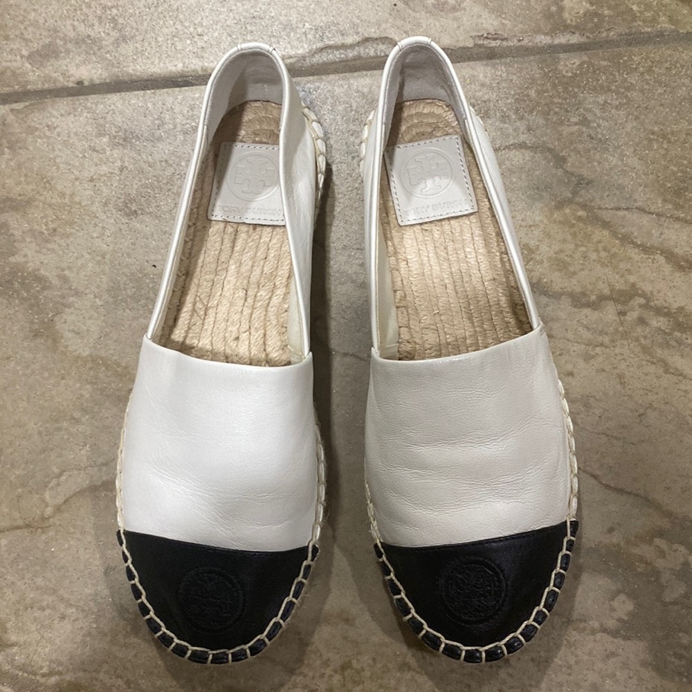 Tory Burch color block leather espadrille